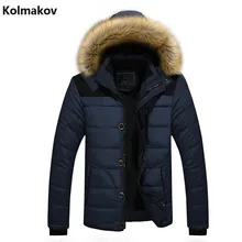 Зимний мужской пуховик высокого качества, мужской модный пуховик из кроличьей шерсти, повседневные утолщенные мужские парки, пальто, большой размер 5XL