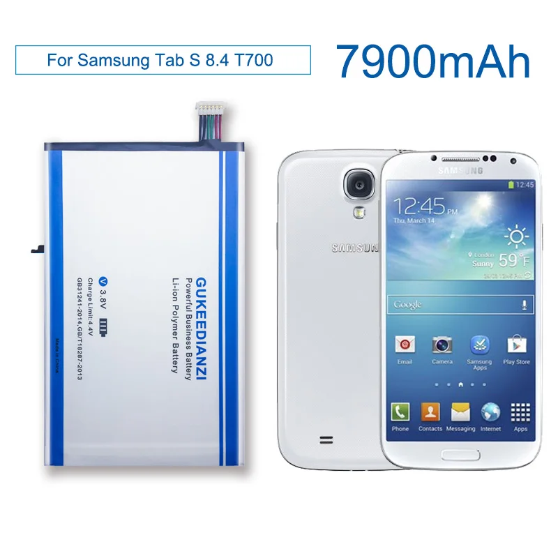 Аккумулятор для планшетов Samsung GALAXY Tab S 8 4 SM T700 T705 S3 9 7/Tab S2/Tab S2 10 5 7900 мАч