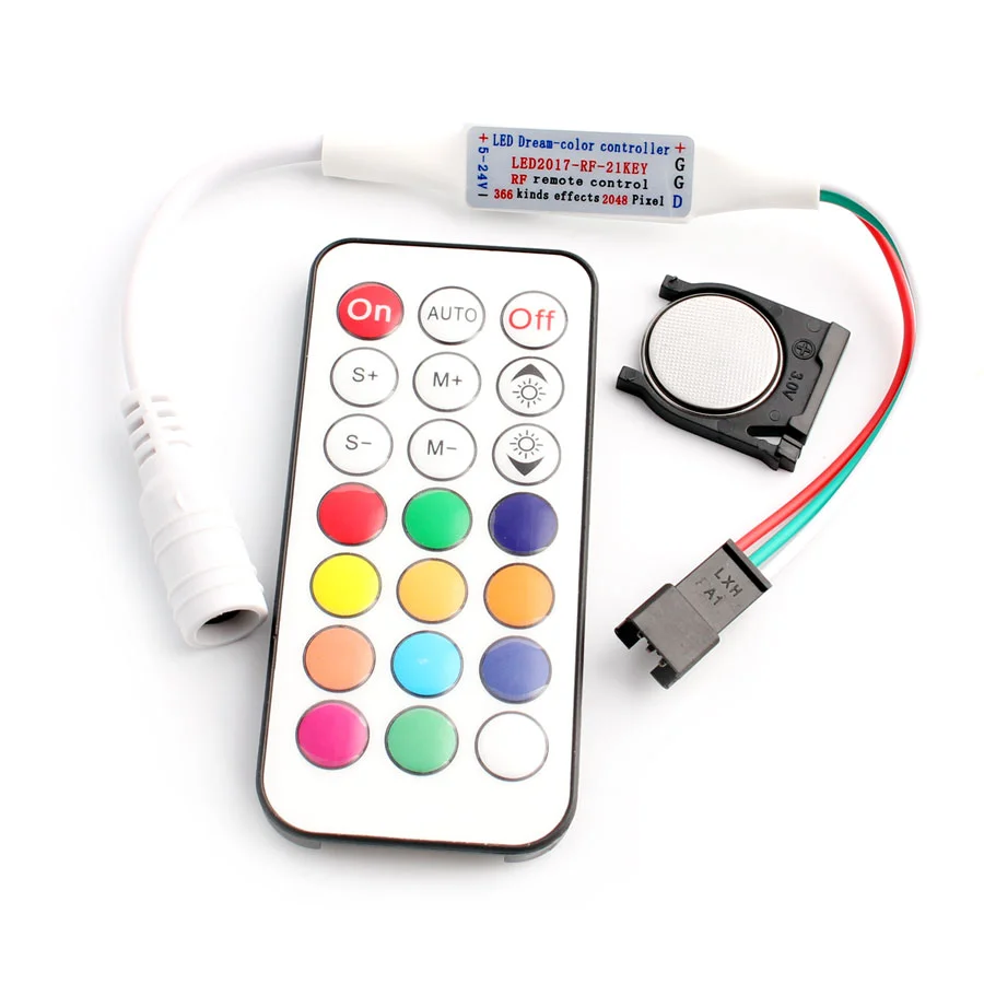

21key RF Remote WS2811 WS2812B Controller LED rgb 5v 12v milight Controller Led Strip lights Stap Magic Home Milight