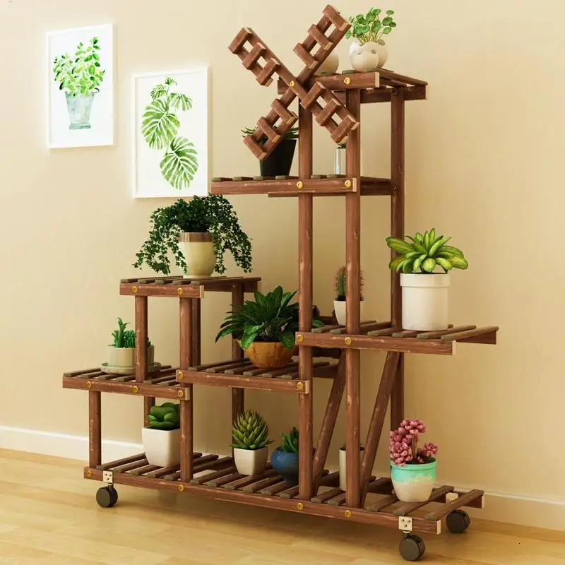 Комнатный деревянный горшок Mueble Plantas Estante Para Flores Plantenstandaard Stojak Na Kwiaty напольный