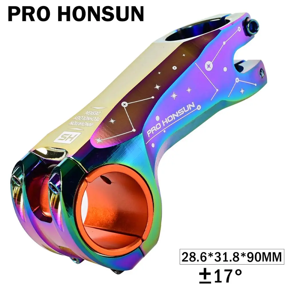 Велосипед HONSUN 3D кованый сплав велосипедный стояк руль MTB шоссейный велосипед
