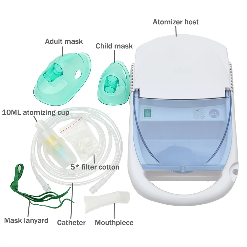  Portable Ultrasonic Inhaler Home Medical Air Compressor Atomizer Medicine Inhale Nebulizer Health C
