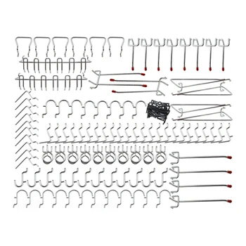 

ABSS-Pegboard Hooks Assortment - 102Pcs Peg Hook Organization