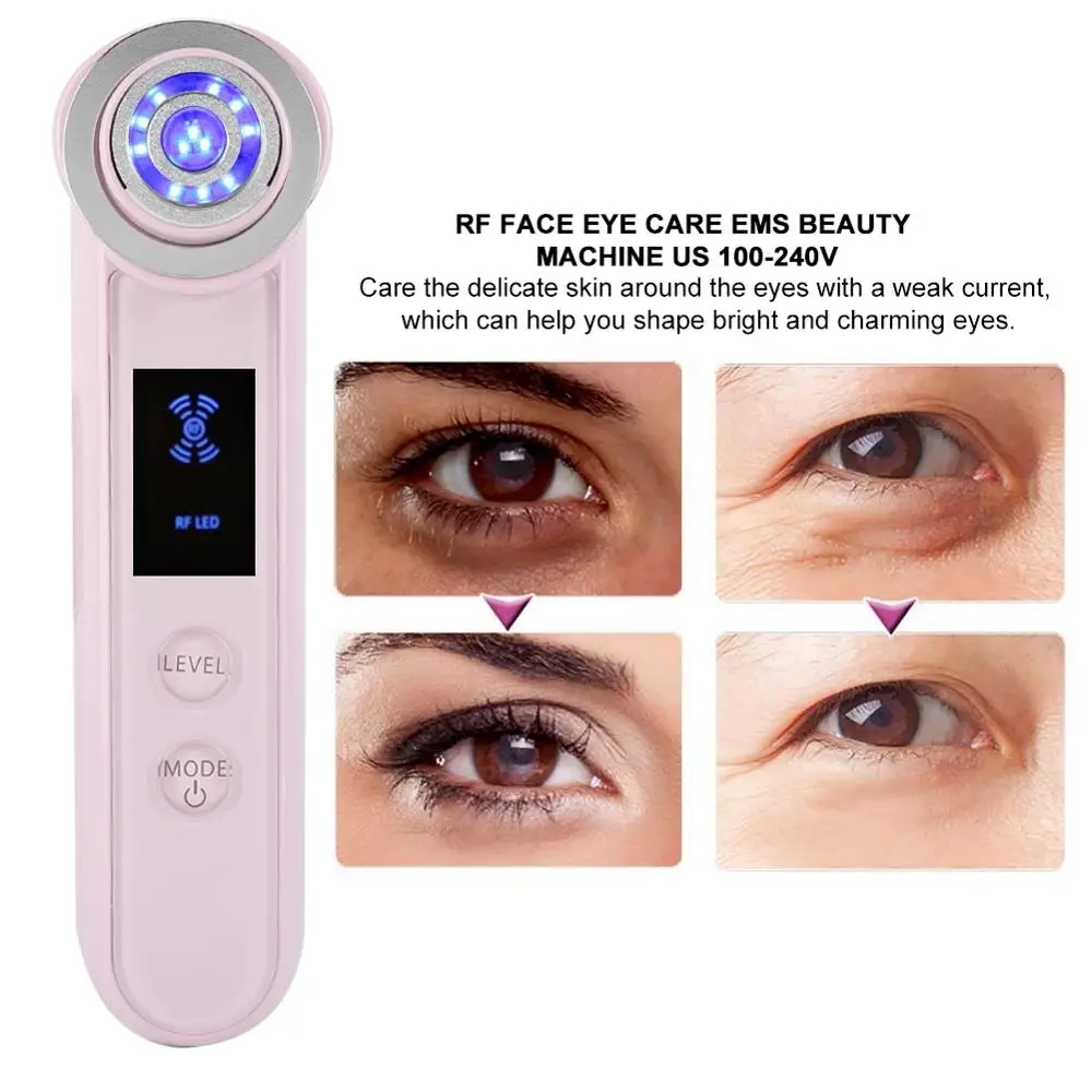 

RF Eye Care Instrument Micro Current Positive Negative Ion Face Tightening Thin Face Whitening Skin Beauty Skin Care Equipment