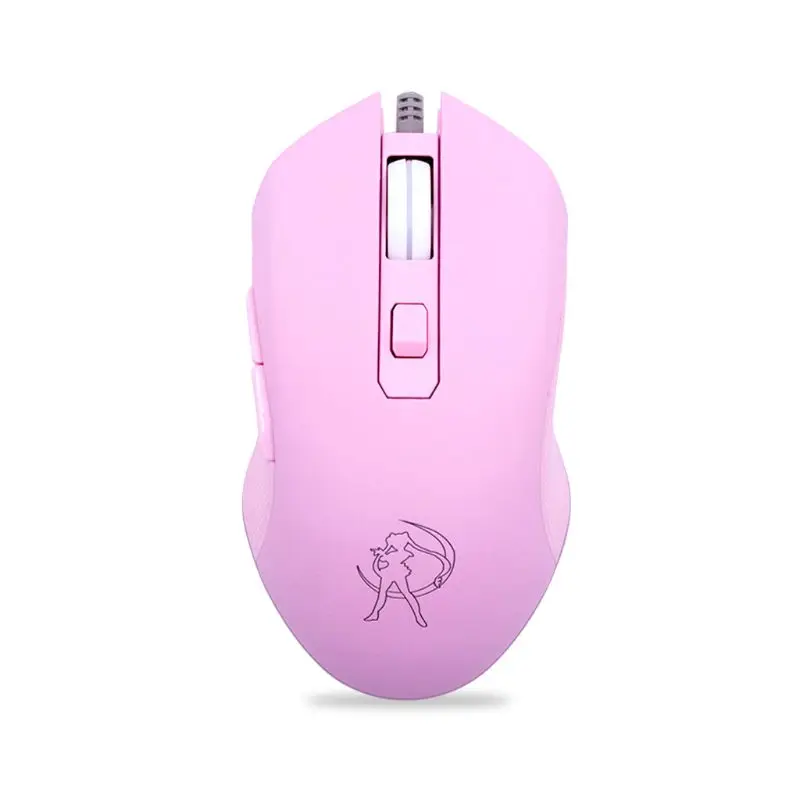 Игровая мышь Silent Click 7 видов цветов LED Light оптическая эргономичная USB Проводная