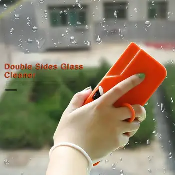 

Double-sided Magnetic Glass Wiper High-rise Glass Car Window Wipers Cleaner With Anti-slip Strip