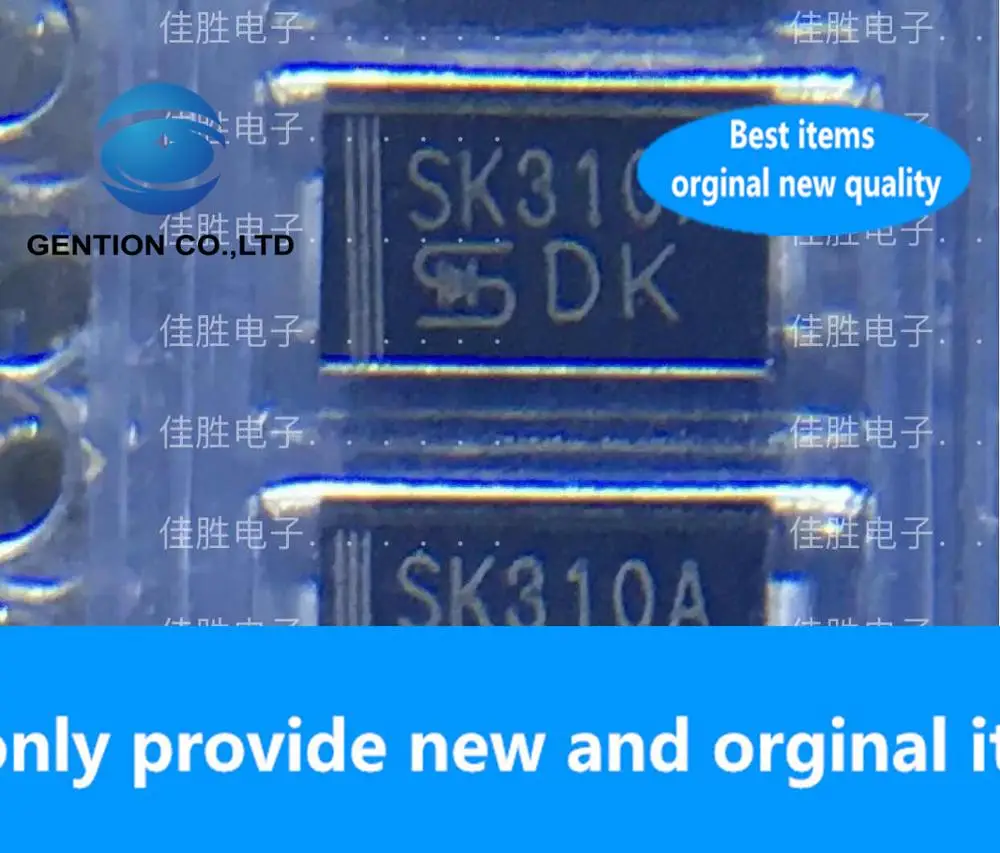 

30 шт. 100% Новый оригинальный SK310A 3A100V Шоттки DO214AC Шелковый экран SK310A