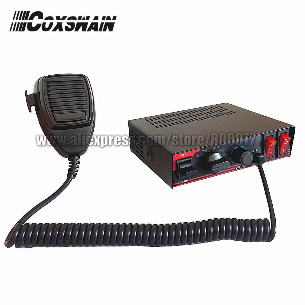 (CJB 100A) Coxswain 100W Автомобильная сигнализация полицейская сирена 12 В постоянного
