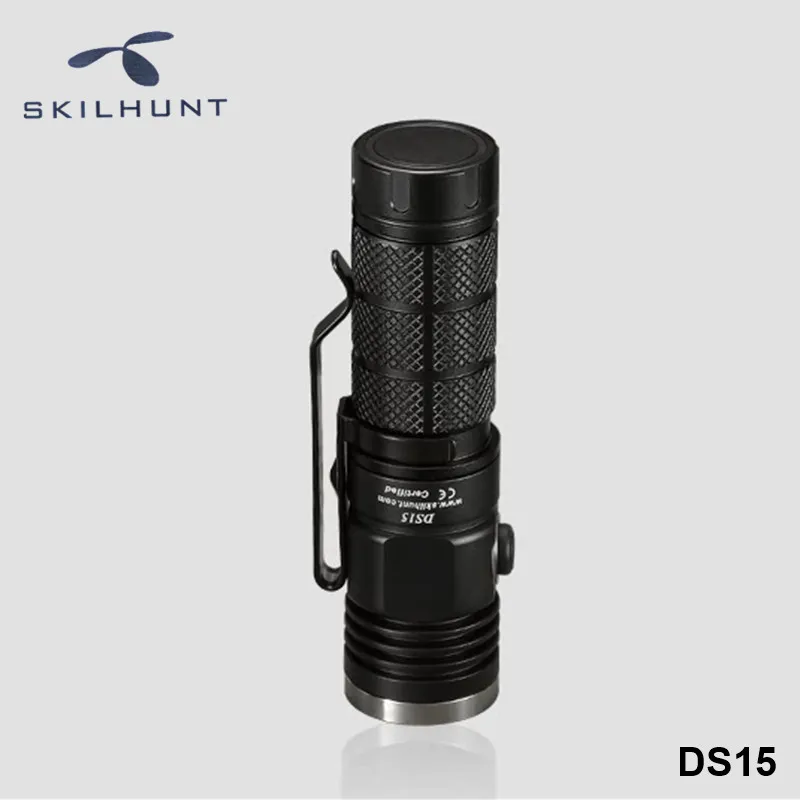 Skilhunt DS10 DS15 DS16 DS21 CR123 AA 14500 18650 EDC фонари яркий Водонепроницаемый Cree светодиодный