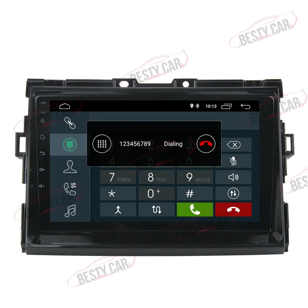Cheap 9" Android 9.0 Car Multimedia Player Stereo Radio GPS Navigation for Toyota Previa 2006 07 08 09 10 11 2012 Head Unit 2.5D+IPS 4