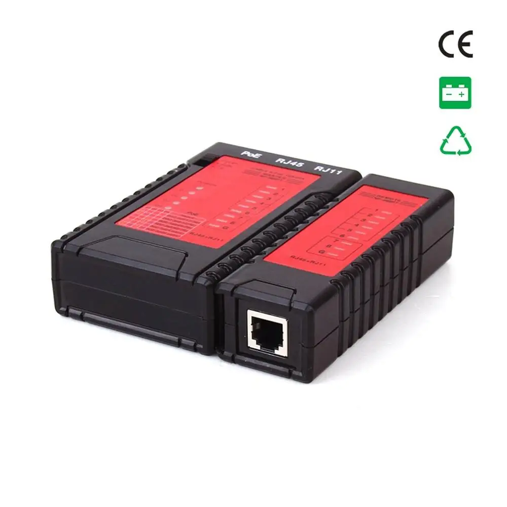 NOYAFA NF-468PT прибор для проверки POE детектор POE Стандартный LAN сетевой кабель тестер RJ11 RJ45 детектор инструмент тестирования с светодиодный подсветкой