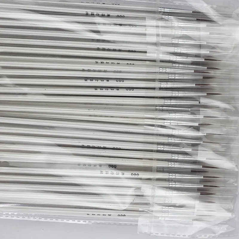 10 шт. тонкая профессиональная ручка с крючками для ручной росписи Круглый