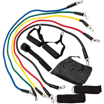 

11pcs Resistance Bands Trainer Set for Fitness Tube Gym Workout Exercise Bands