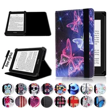 KK&LL для Amazon Kindle 4/5/7/8/9 Paperwhite 1/2/3/4/Kindle Fire HD 6 дюймов 4th/5th Gen Кожаная подставка для планшета Чехол-книжка чехол