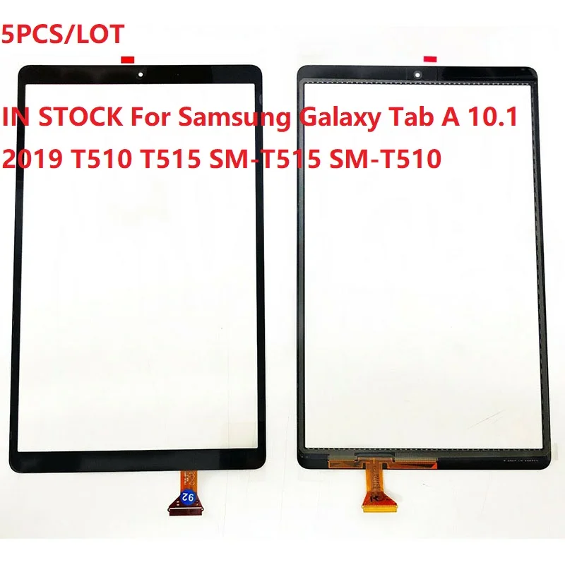 

5 шт./лот 10,1 "для Samsung Galaxy Tab A 10,1 2019 T510 T515 искусственный сенсорный экран дигитайзер Датчик Передняя стеклянная панель