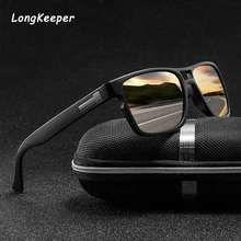 Gafas de sol polarizadas de diseño de movimiento para hombre, Gafas de sol de conducción para mujer, Gafas de sol negras con conductor Anti-UV Vintage, Gafas de sol