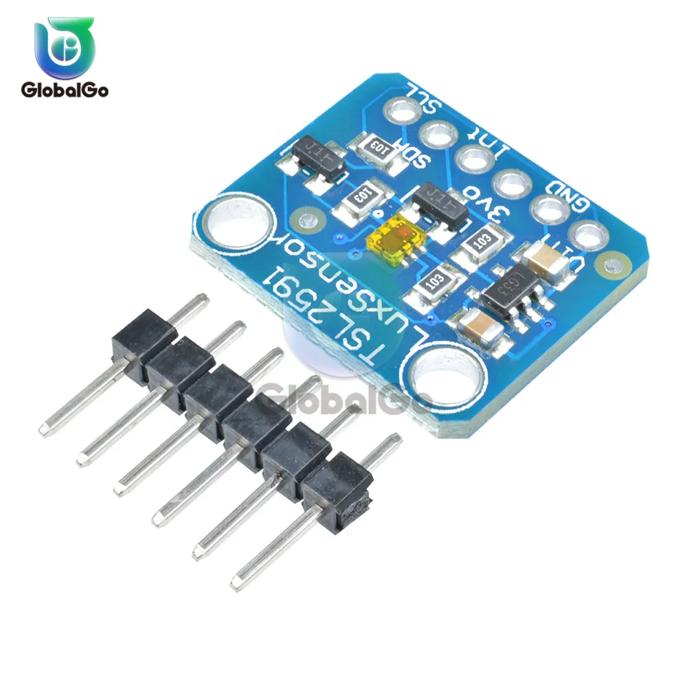 TSL259 датчик света Breakout модуль IIC I2C Высокая динамический диапазон цифровой платы TSL25911FN 3,3 V 5V
