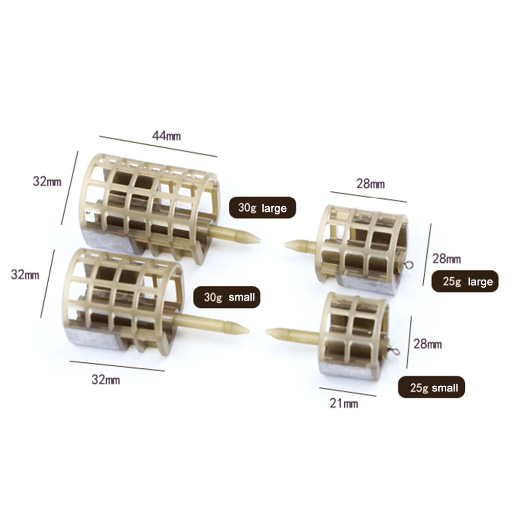 Европейская рыболовная серия больших/маленьких размеров Карп Рыболовный грузик из свинца приманка клетка Фидер корзина рыболовный крючок аксессуары 25 г