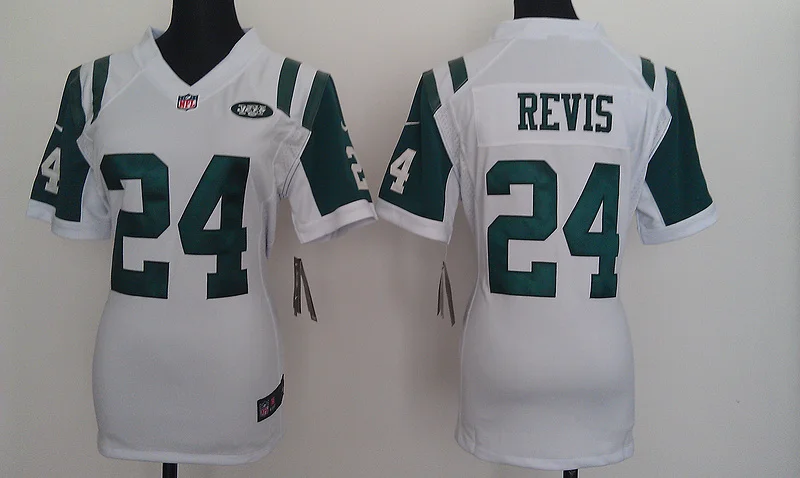 Бежевый Женские Нью-Йорк s,#24 Revis#15 Marshall, Джерси - Цвет: Бежевый