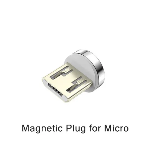 12G Plug for Micro Магнитный адаптер CANDYEIC 12G с магнитной вилкой для Iphone, кабель для быстрой зарядки и передачи данных для Xiaomi Redmi Andriod, кабели для Micro type-C - Цвет: 12G Plug for Micro