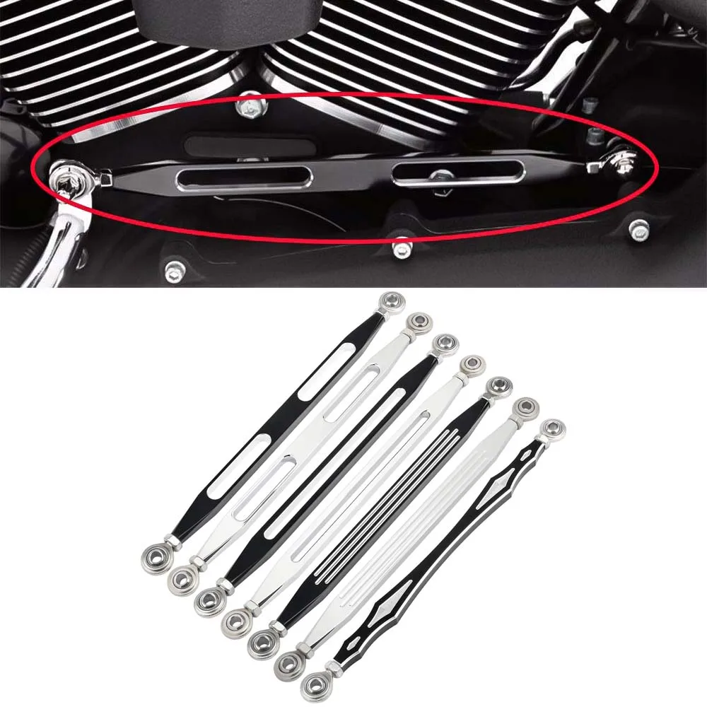 

Motorcycles Accessories For HarleyTouring Softail Glide Road King Electra Wide Fat Boy Dyna Black Gear Shift Linkage Lever