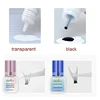 NATUHANA Black/Clear Eyelash Extension Glue 2-3s Fast Dry Sensitive Eye Individual Strong False Lashes Glue Adhesive MakeupTools 5