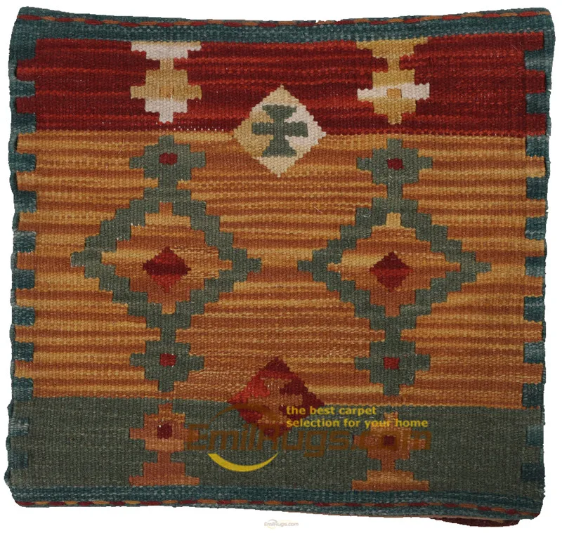 

decorative pillows 45cmx45cm Kilim Square Cover Handmade Decor Moder Wool Living Room