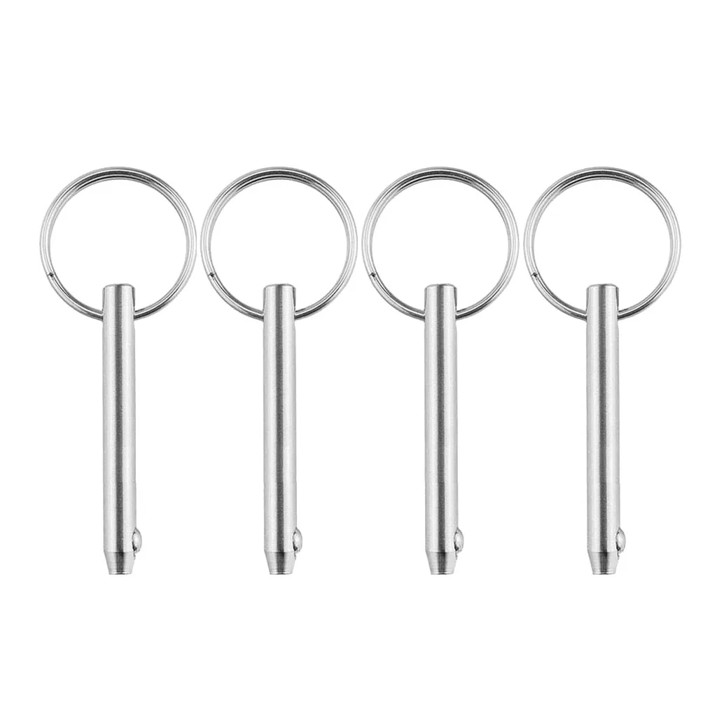 4pieces 5x51mm Stainless Steel Quick Release Pin Fit For Boat Top Deck