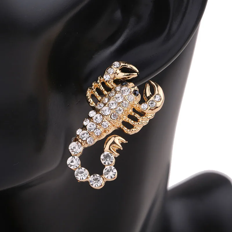 

EDS Women Drop Earrings Scorpion Long Earrings Punk Big Earrings Women Fashion Jewelry Gothic Earrings Gold Vintage Earrings
