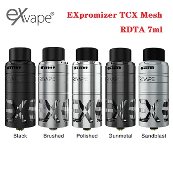 

Original Exvape EXpromizer TCX Mesh RDTA Tank 7ml Large Capacity Vape Atomizer 510 Thread Leak-proof Vaporizer Vs Brunhilde RTA