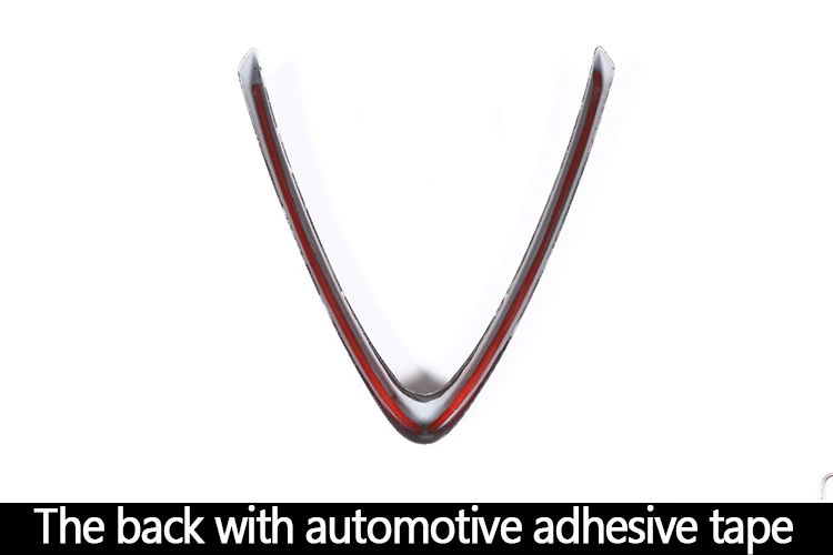 1 шт. ABS пластиковое переднее украшение решетки рамка отделка для Alfa Romeo Stelvio- автомобильные аксессуары