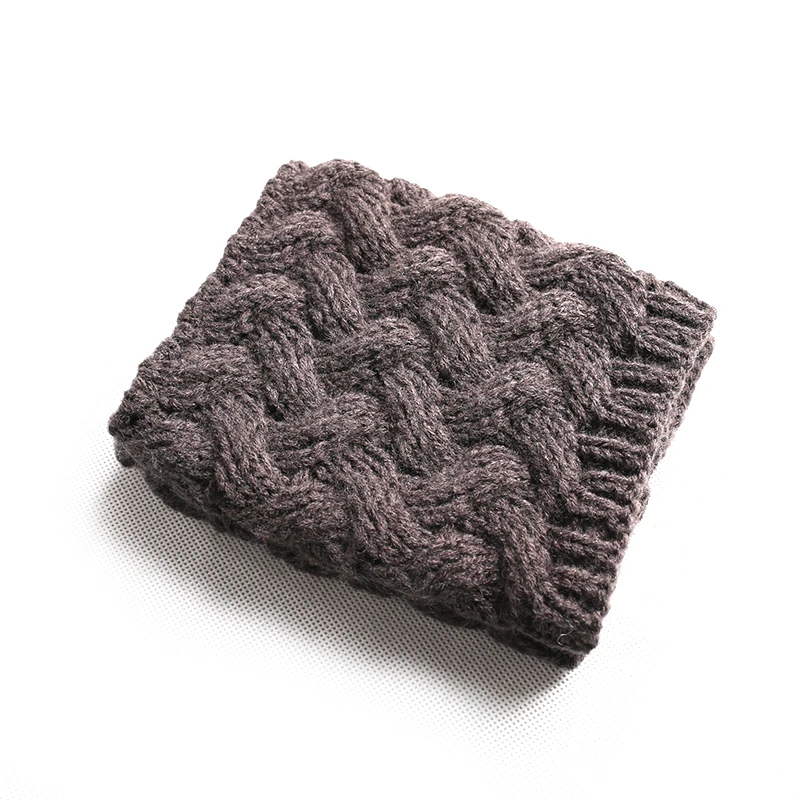 Gray Amazing Women Winter Knitting Leg Warmers Boot Cover Keep Warm Socks Solid Color - Color: Gray