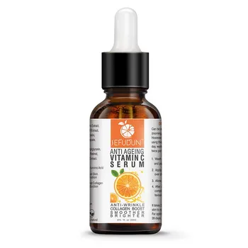 

30ml Smooth Repair Shrink Hyaluronic Acid Pores Anti Aging Moisturizing Brighten Essence Skin Vitamin C Face Serum