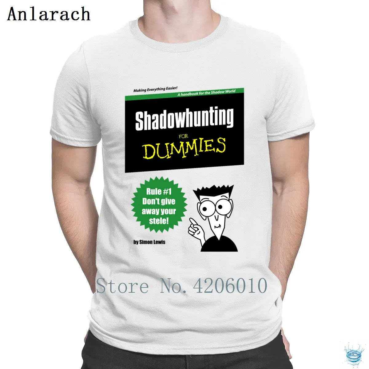 Shadowhunter Shadowhunting для чайников футболка Топы Графический Солнечный свет Мужская футболка настроить уникальный причудливый Anlarach