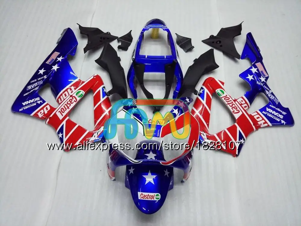 No. 25 Корпус для HONDA CBR900RR CBR 929RR 929 900 RR CC 900RR 00 01 107BS. 0 CBR900 RR CBR929 RR CBR929RR 2000 2001 обтекателя Repsol серебристый - Цвет: No. 25