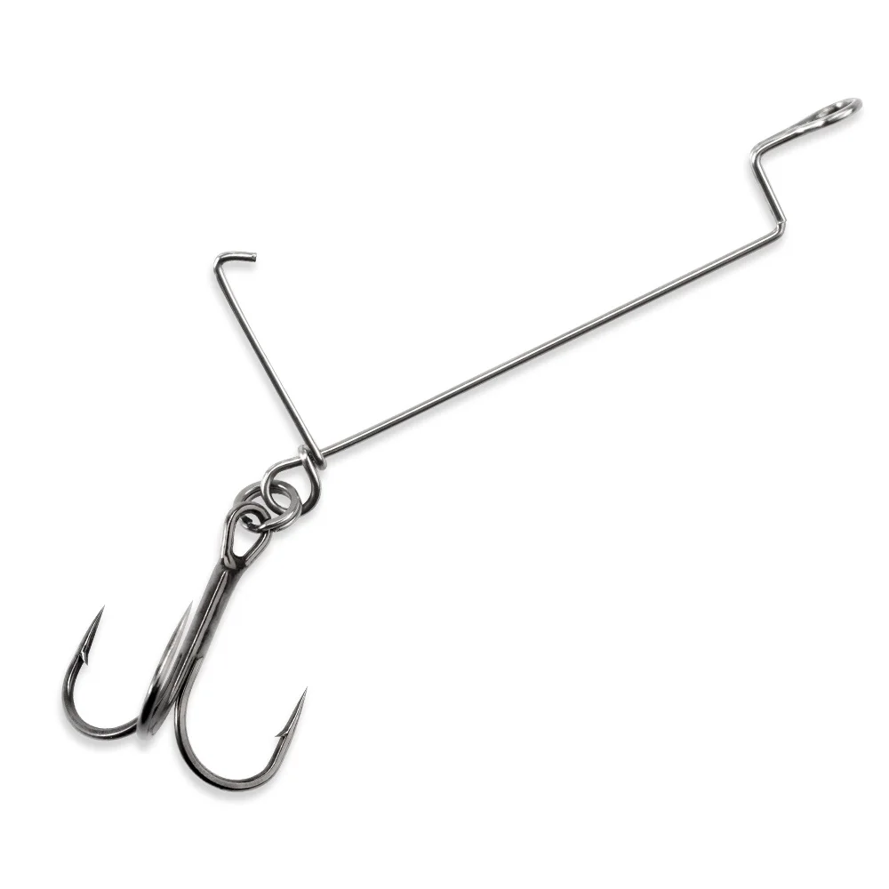 Hunthouse Soft Lure Rig Single Hook Double Hook Rigging 9cm And