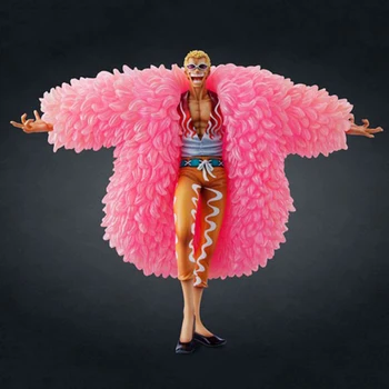 

25cm Anime One Piece Portrait of Pirates DX Donquixote Doflamingo PVC Action Figures Collection Model Kids Toys Doll