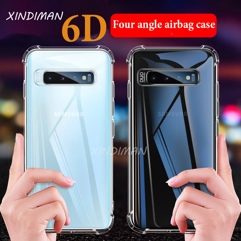 6D полное заднее покрытие для samsung S8 S8plus S9 S9plus S10 S10plus четырех углах подушка