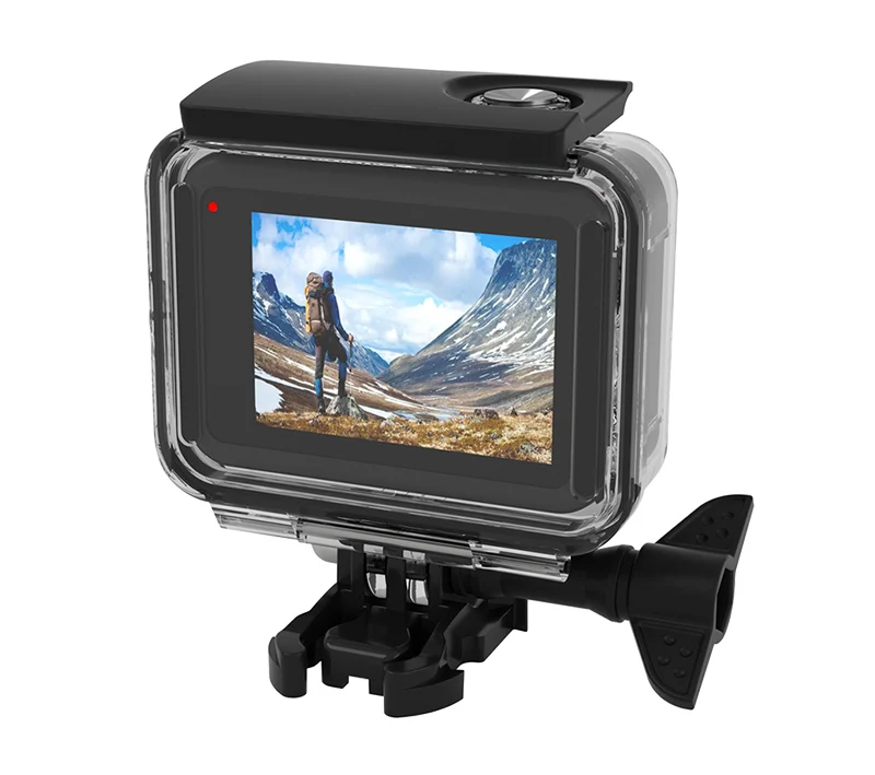 60 м подводный водонепроницаемый чехол для GoPro Hero 8 черный объектив камеры защитный чехол для дайвинга аксессуары для плавания