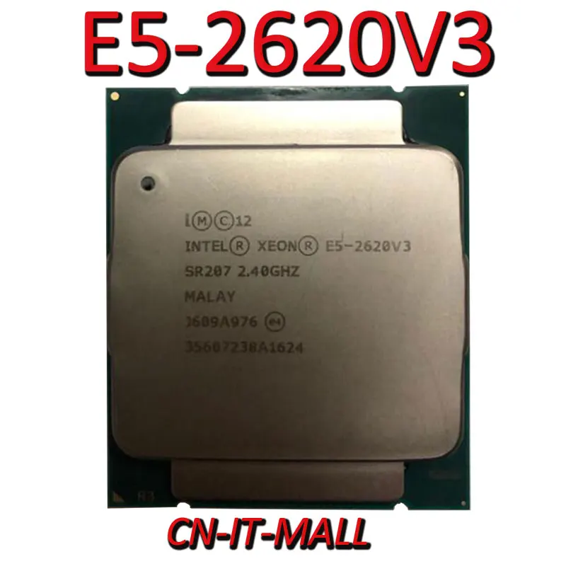 Процессор Intel Xeon E5 2620V3 CPU 2 4 ГГц 15 Мб кэш 6 ядер 12 потоков LGA2011 3