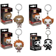 Funko POP Stephen King's It Pennywise крик призрак лицо брелок Виниловая фигурка Коллекционная модель игрушки Funko POP Stephen King's It Pennywise крик призрак лицо брелок Виниловая фигурка Коллекционная модель игрушки