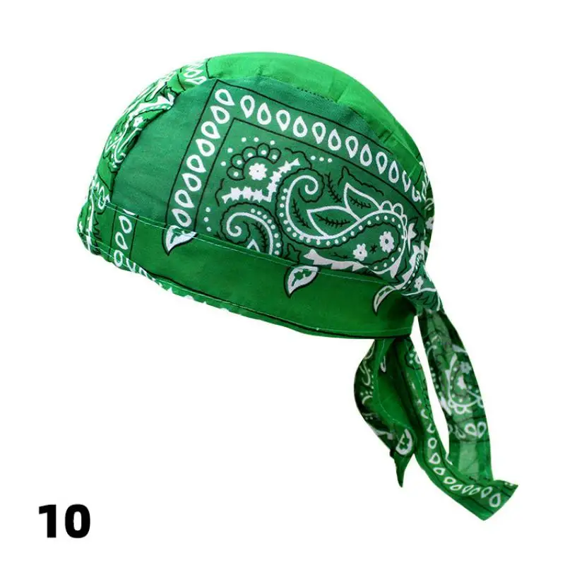 Fashion Pirate Cap Men Cotton Printed Sun Protection Cycling Summer Bandana Women Hat Spring Hip-hop Headscarf Headband