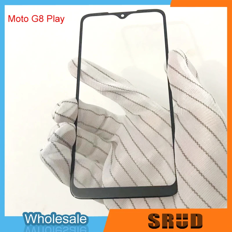 10Pcs Outer Glass Panel Lens With OCA For Motorola G8 Play XT2015 G8 Power lite LCD Touch Screen Repair Parts