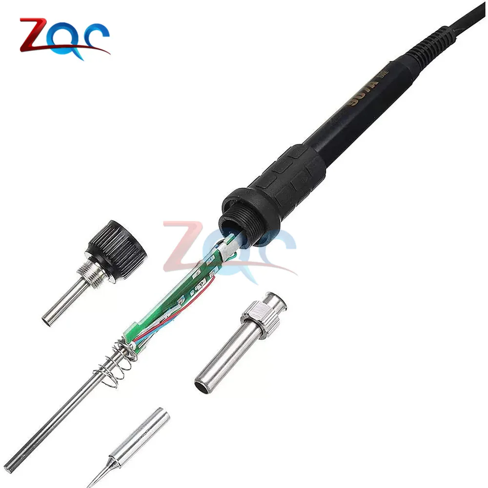 907A 936 soldering iron 5 hole / 7 hole electric welding iron hot gun 50W 60W 24V for repair tool electric soldering iron soldering iron
