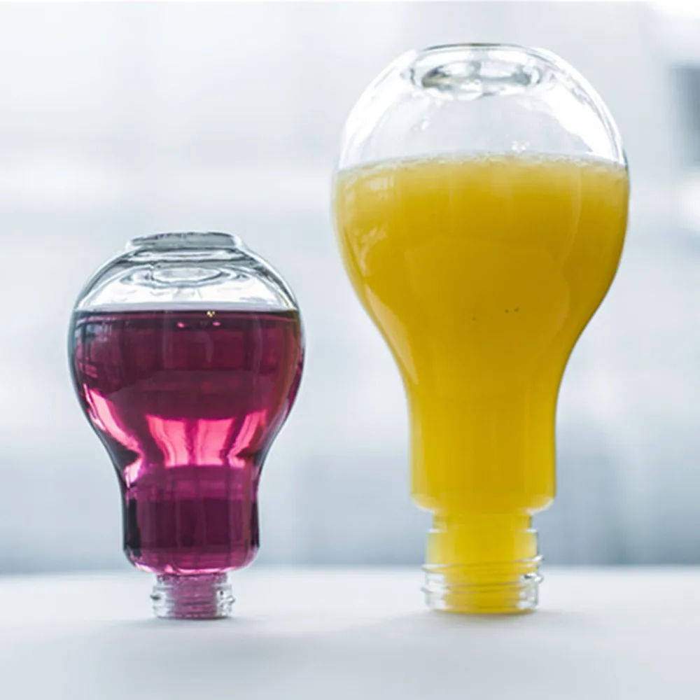 

Creative Light Bulb Straw Mug Individual Juice Coke Cup Light Bulb Shape Transparent Mug With Straw Ball Cup Student Gift