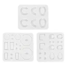 DIY Crystal Epoxy Resin Mold Geometric Irregular Earrings Pendant Casting Mould Handmade Crafts Jewelry Making Tool DIY Crystal Epoxy Resin Mold Geometric Irregular Earrings Pendant Casting Mould Handmade Crafts Jewelry Making Tool