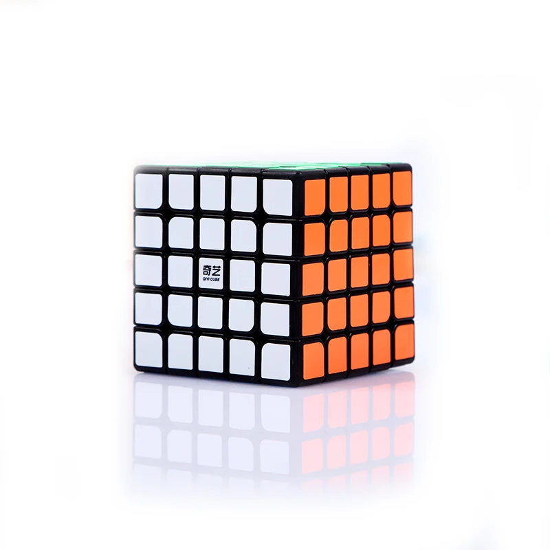 Wdyzd 5x5x5 волшебный кубик Профессиональный 6,3 см Черно-белый и гладкий стикер головоломка игрушки для детей взрослых хороший для мозгов