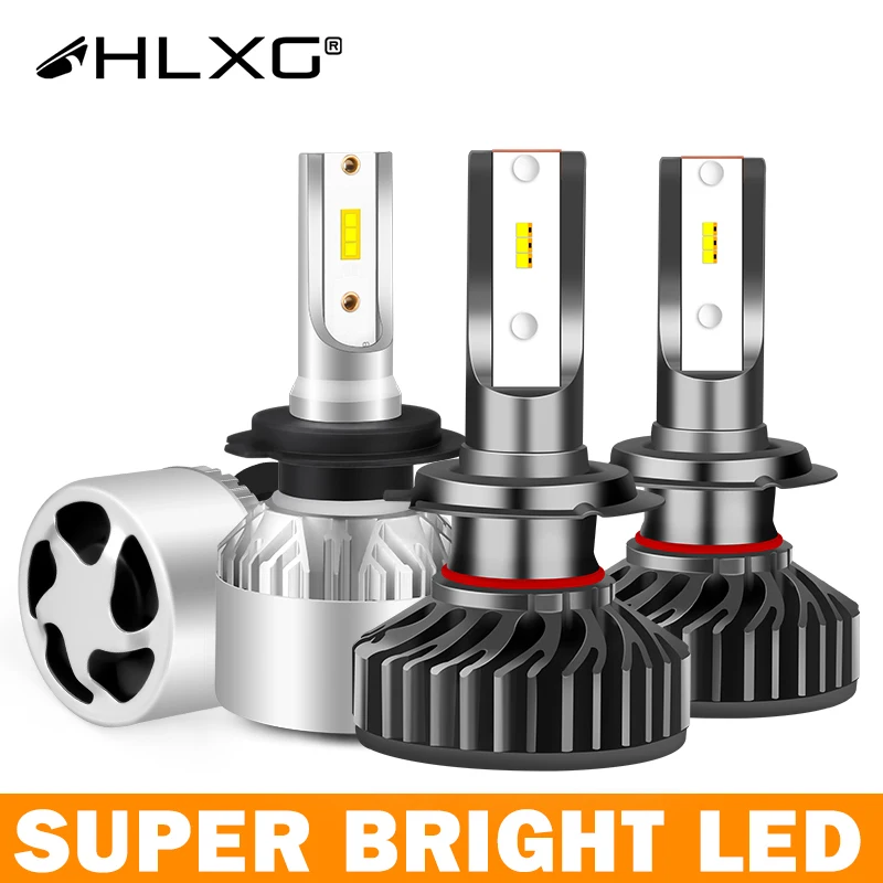 H11 LED HB4 HB3 H7 H4 20000LM Headlight Bulb H8 H1 9005 9006 Auto lamp motorcycle Diodes for car Fog lights 6000K 5000K HLXG | Автомобили