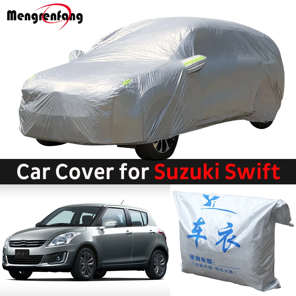 For Suzuki Swift Car Cover Outdoor Sun Shade Rain Snow Dust Frost Resistant Anti-UV Cover
