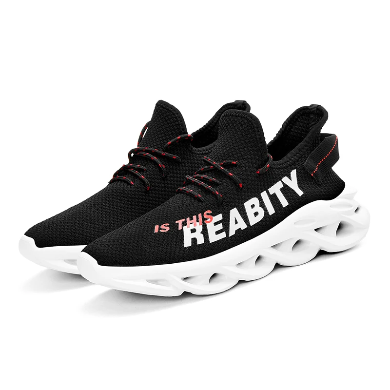 

2019 Man Sneakers Breathable Running shoes Mens Sneaker Lace-up Mesh Cloth Shoes Fashion Casual And Sports Shoes Size39-44k